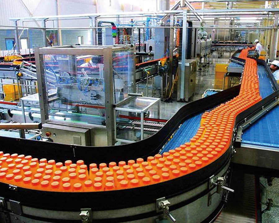 Fuldautomatisk produktionslinje til ølemballage